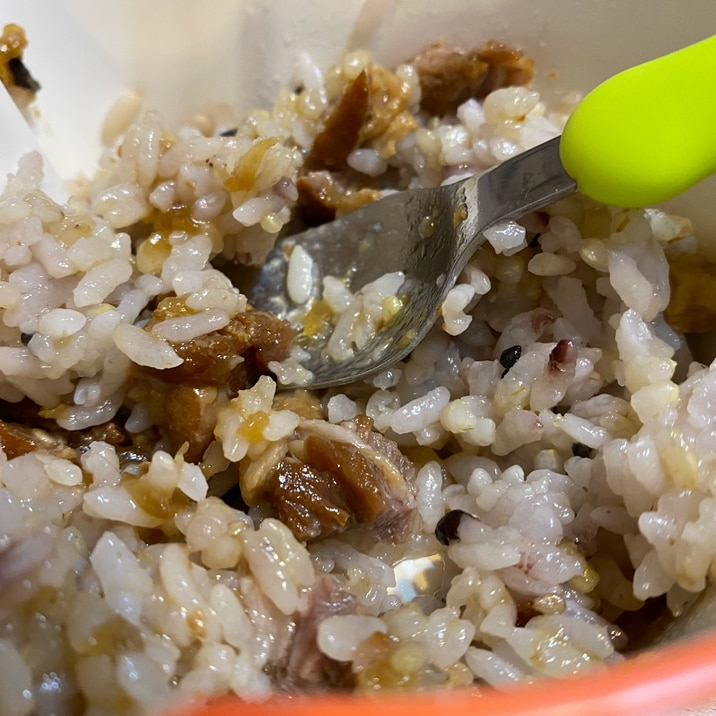 幼児食⭐脂身の少ない角煮丼